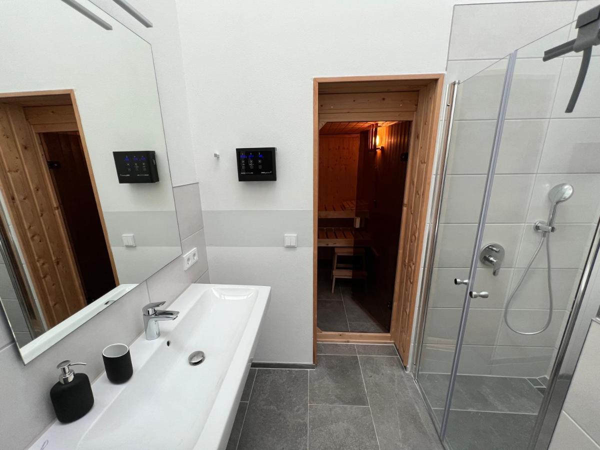 Ferienhaus Auszeit Mit Sauna Schwarz 外观 照片