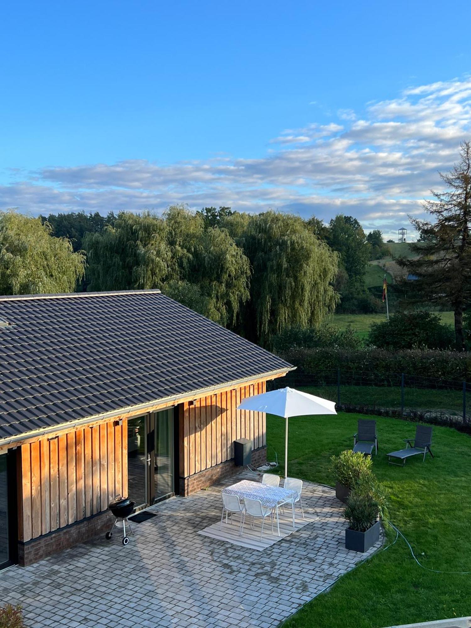 Ferienhaus Auszeit Mit Sauna Schwarz 外观 照片
